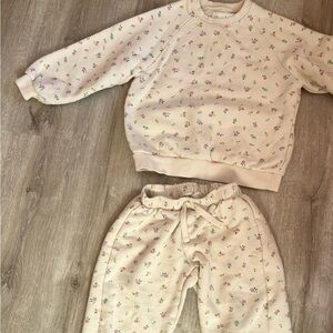 Floral sweatshirt set 🌼